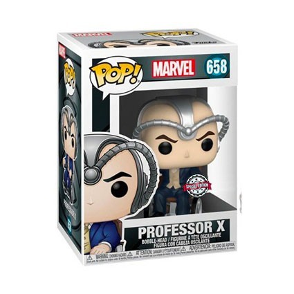 Funko Pop! Marvel : Professor X #658 With Soft Protector Case