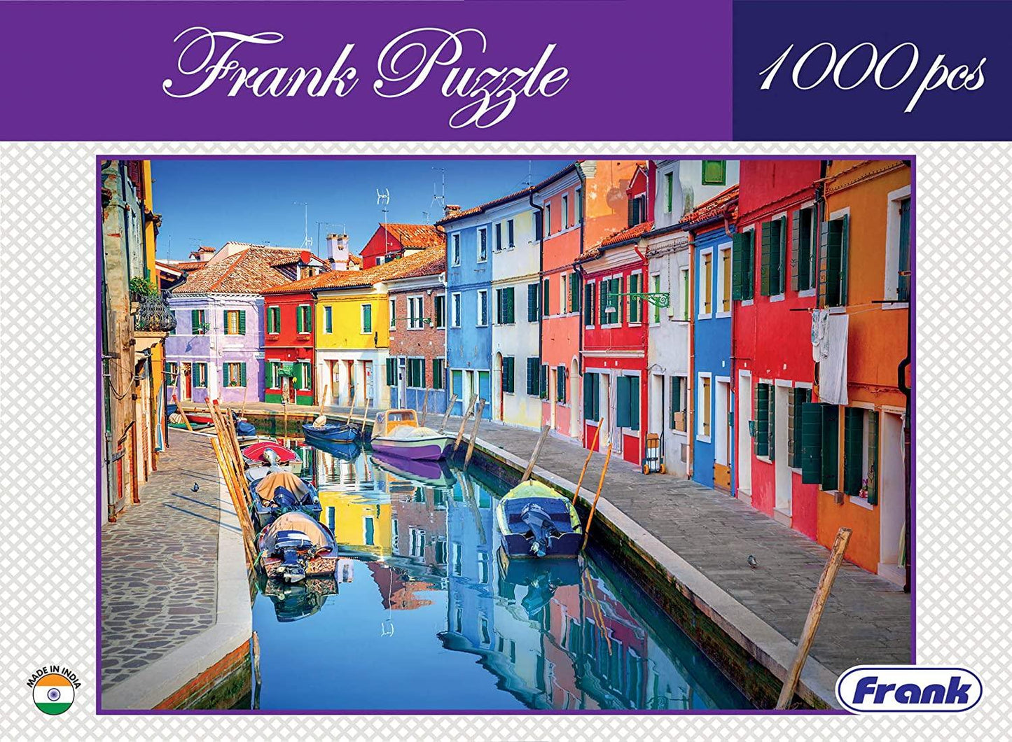 Frank Burano, Venice, Italy Jigsaw Puzzle (1000 Pieces) for Adults and Kid Above 14+ Years