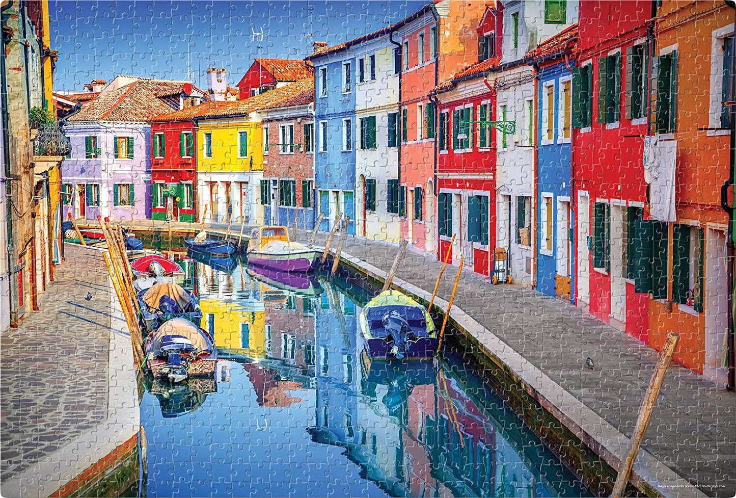 Frank Burano, Venice, Italy Jigsaw Puzzle (1000 Pieces) for Adults and Kid Above 14+ Years