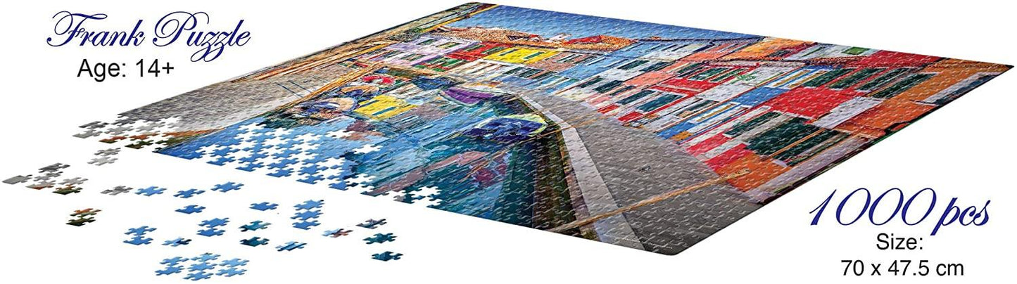 Frank Burano, Venice, Italy Jigsaw Puzzle (1000 Pieces) for Adults and Kid Above 14+ Years