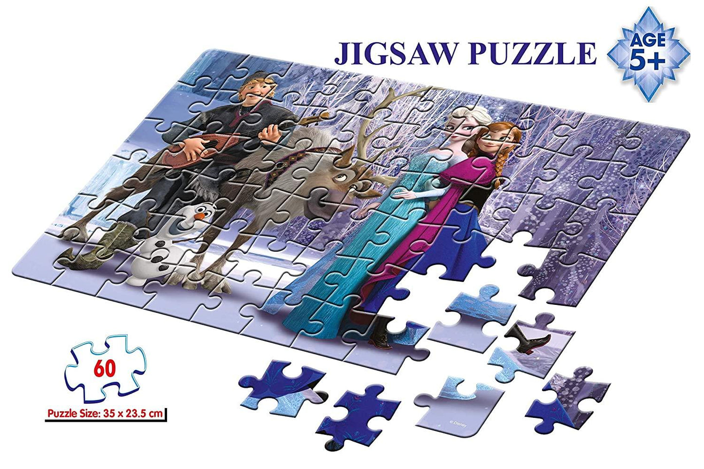 Frank Disney Frozen Jigsaw Puzzle (60 Pieces) for Kids Above 5+ Years