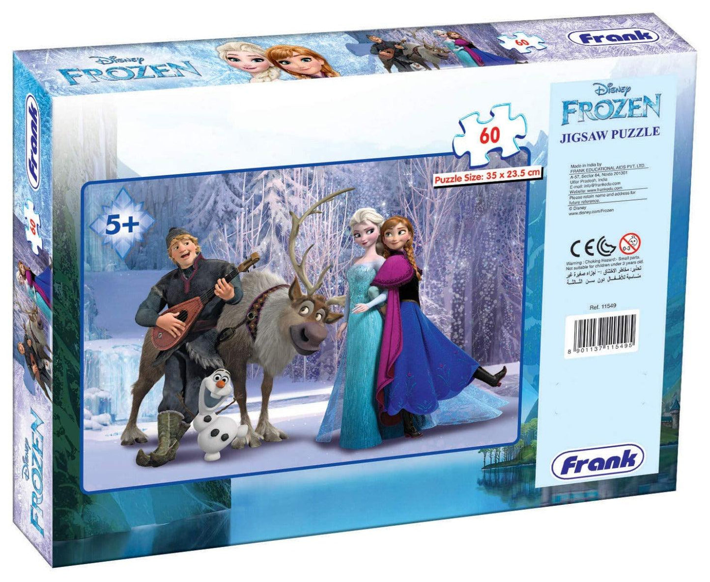 Frank Disney Frozen Jigsaw Puzzle (60 Pieces) for Kids Above 5+ Years