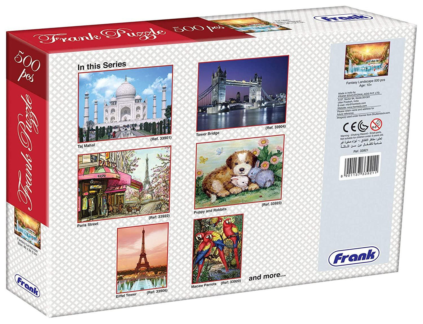 Frank Fantasy Landscape 500 Pieces Jigsaw Puzzle for 10 Years and Above