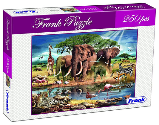 Frank In Africa 250 Pieces Jigsaw Puzzle For 8 Year Old Kids And Above