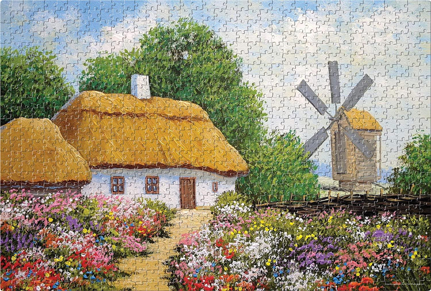 Frank Old House in Ukraine 1000 Pieces Jigsaw Puzzle