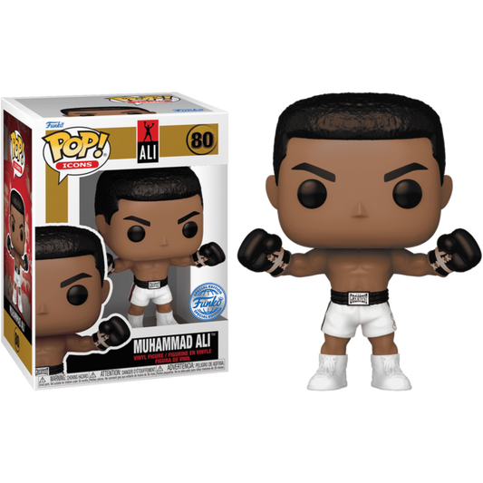 Funko Pop! Icons : Muhammad Ali #80 With Soft Protector Case