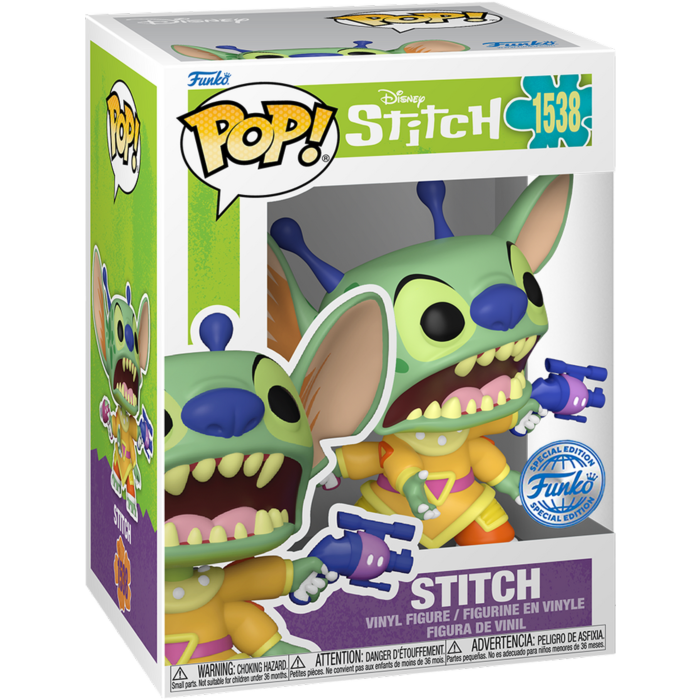 Funko Pop! Disney Stitch #1538 With Soft Protector Case