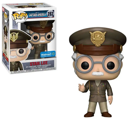 Funko Pop! Captain America The First Avenger : Stan Lee #282 With Soft Protector Case