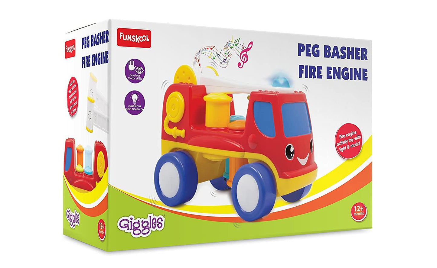 Giggles Peg Basher Fire Engine