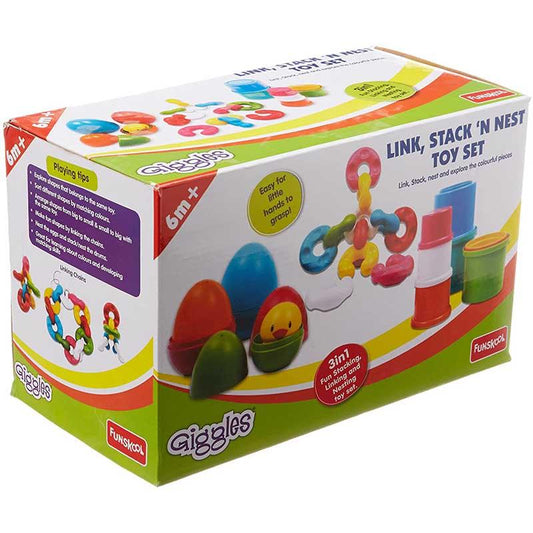 Giggles Link, Stack and Nest Toy Set