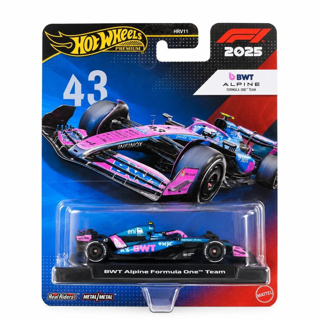 Hot Wheels Premium F1 2025 Set Of 6 Cars