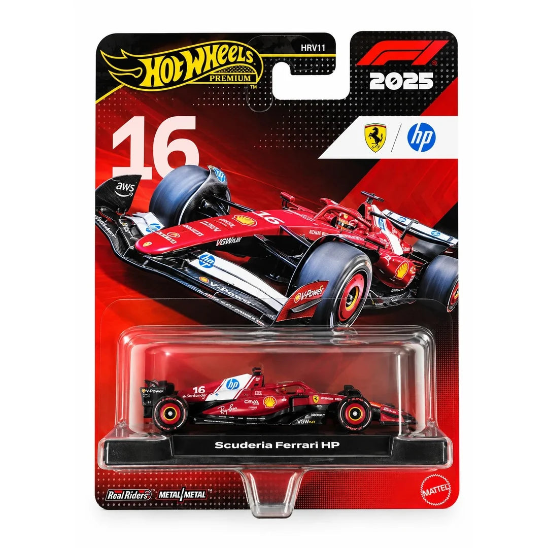 Hot Wheels Premium F1 2025 Set Of 6 Cars
