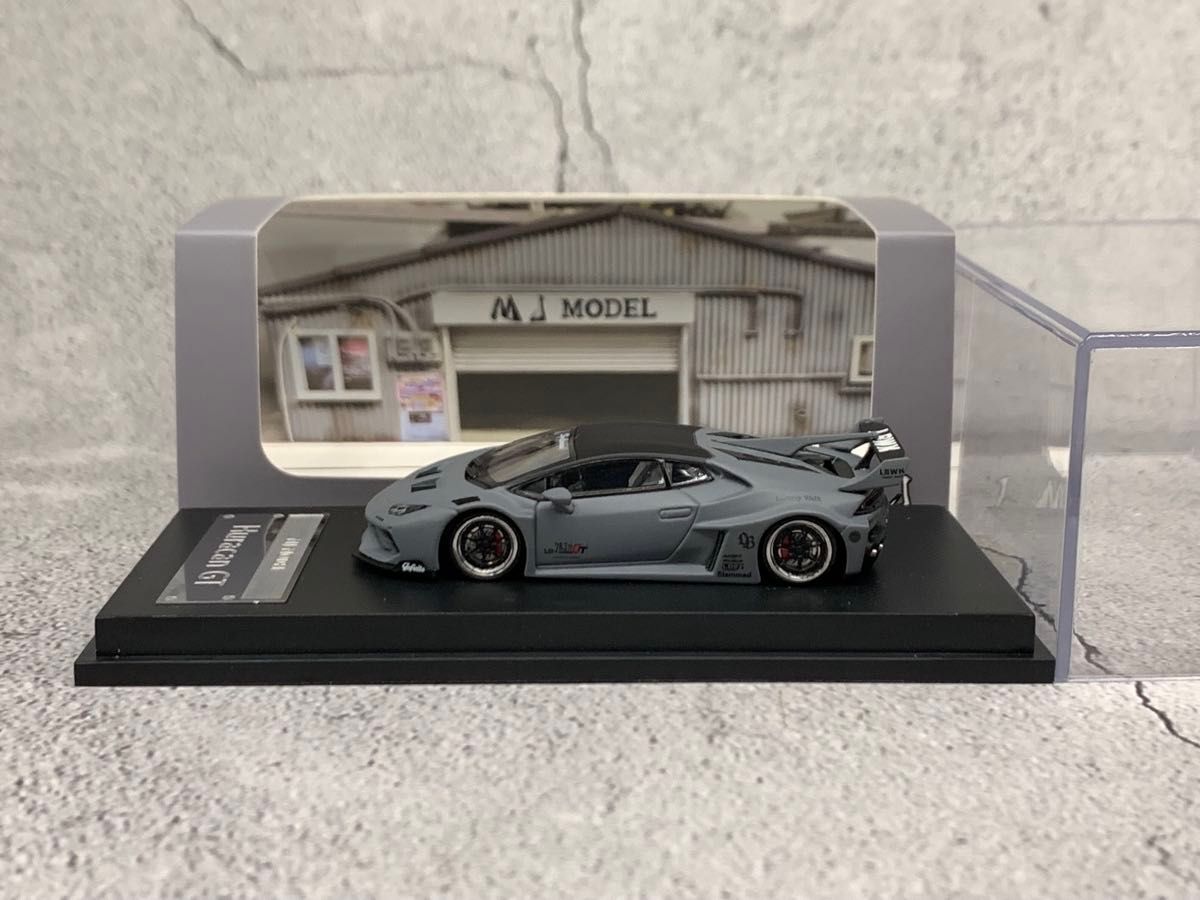 MJ Model 1/64 Lamborghini LBWK Huracan GT With Acrylic Case