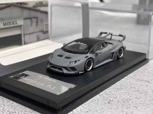 MJ Model 1/64 Lamborghini LBWK Huracan GT With Acrylic Case