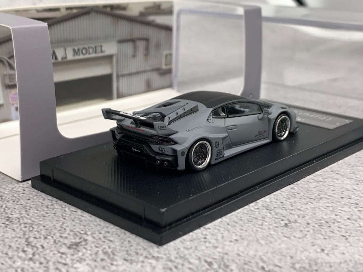 MJ Model 1/64 Lamborghini LBWK Huracan GT With Acrylic Case