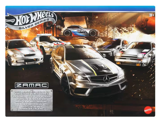 Hot Wheels Silver Series Zamac 6 Car Set [ Imported ]