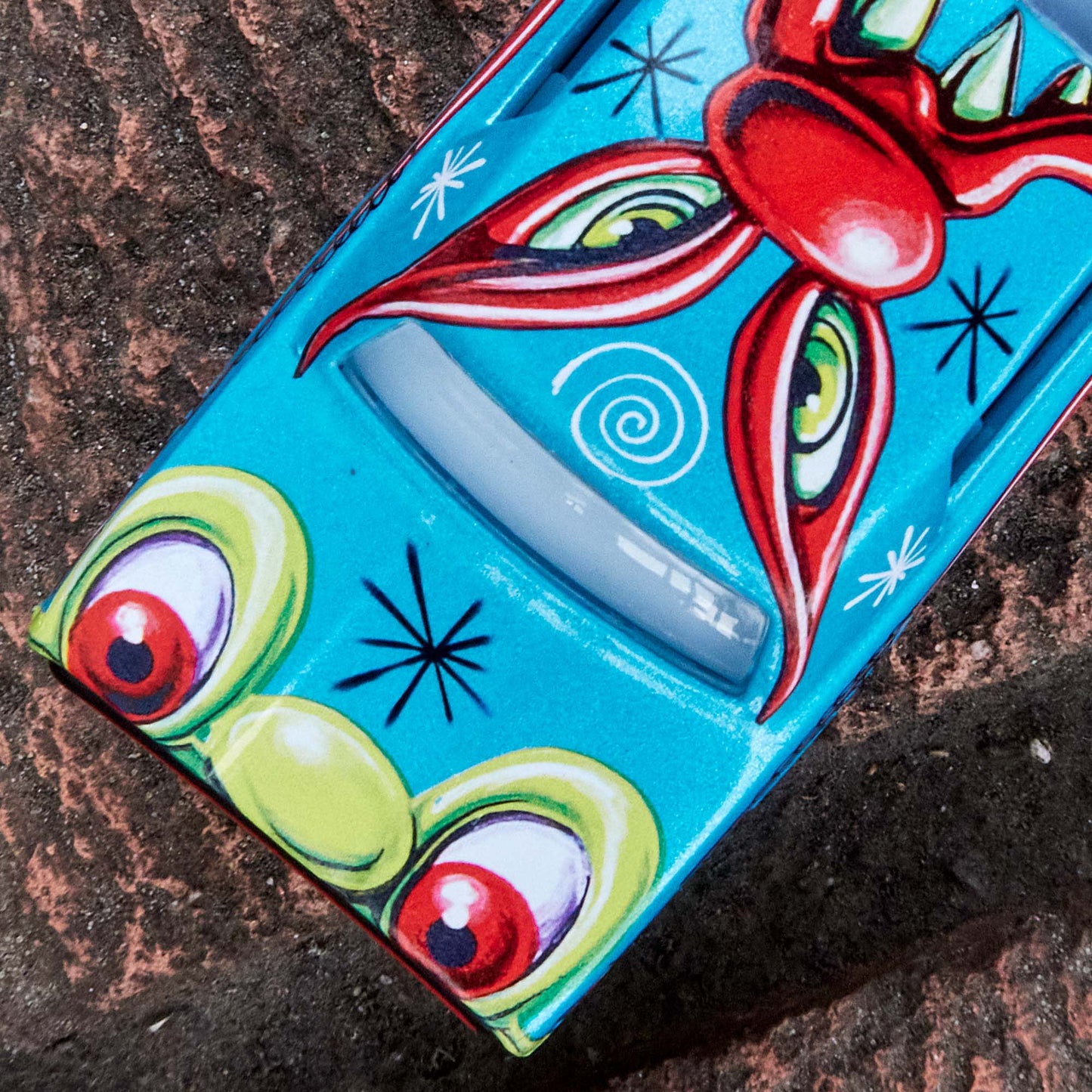 Hot Wheels X Kenny Scharf Custom T-Bird With Acrylic Case