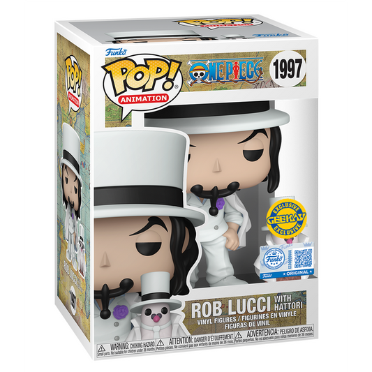 Funko Pop! Animation : One Piece : Rob Lucci With Hattori #1997 With Soft Protector Case