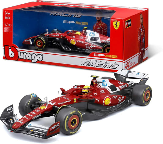 Bburago 1/18 Formula Racing Ferrari SF-25 L.Hamilton #44