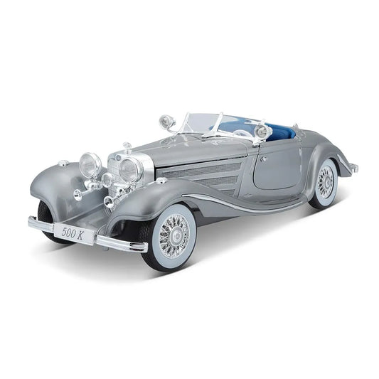 Maisto 1/18 Premier Collection 1936 Mercedes-Benz 500 K Typ Special Roadster [ Silver ]
