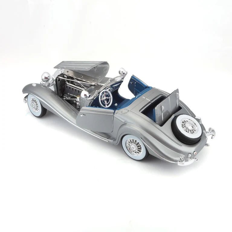 Maisto 1/18 Premier Collection 1936 Mercedes-Benz 500 K Typ Special Roadster [ Silver ]