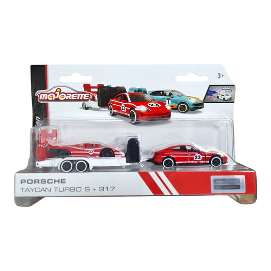 Majorette Porsche Taycan Turbo S + 917