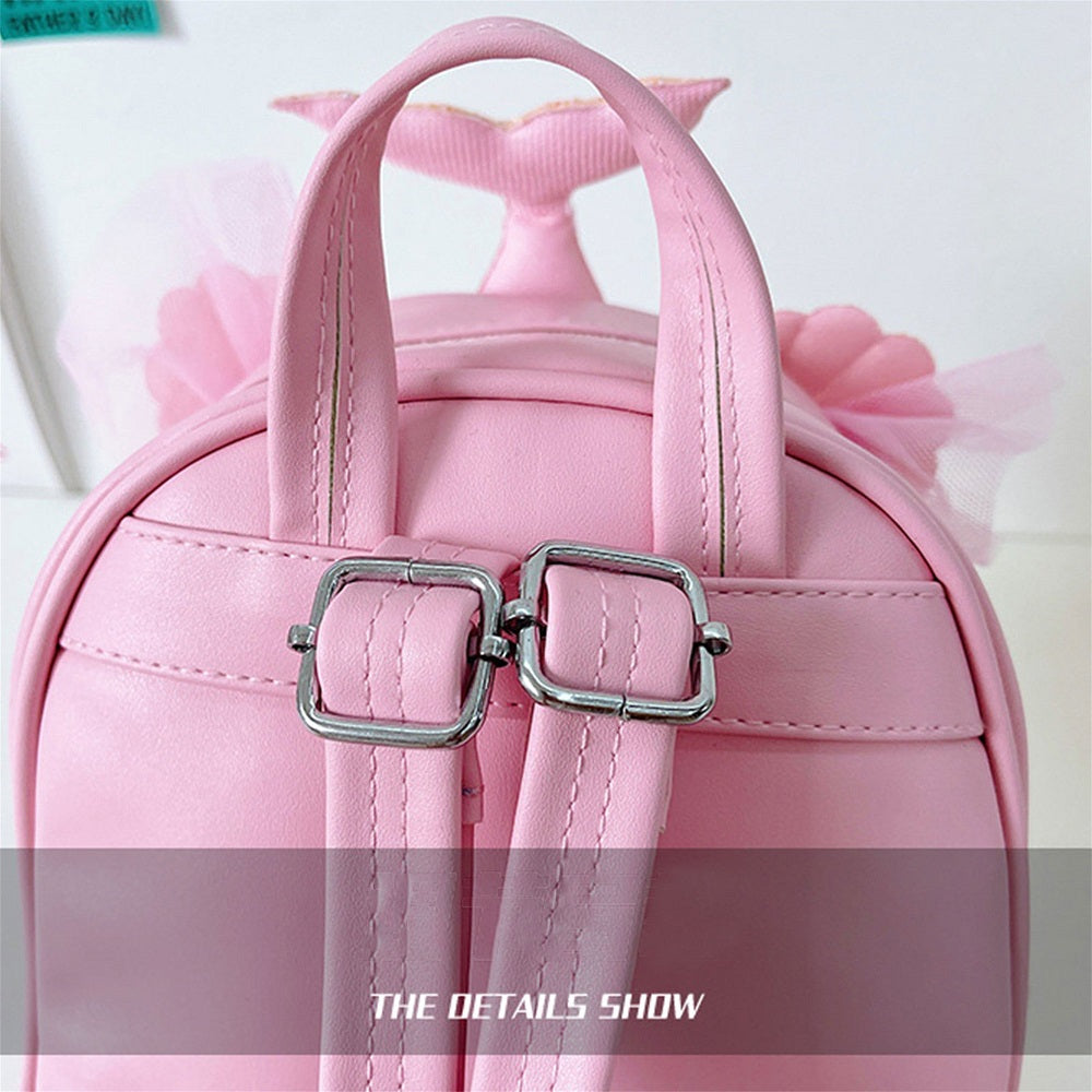 Flippi Kids Backpack Mermaid Sequin Double-Layer Bags