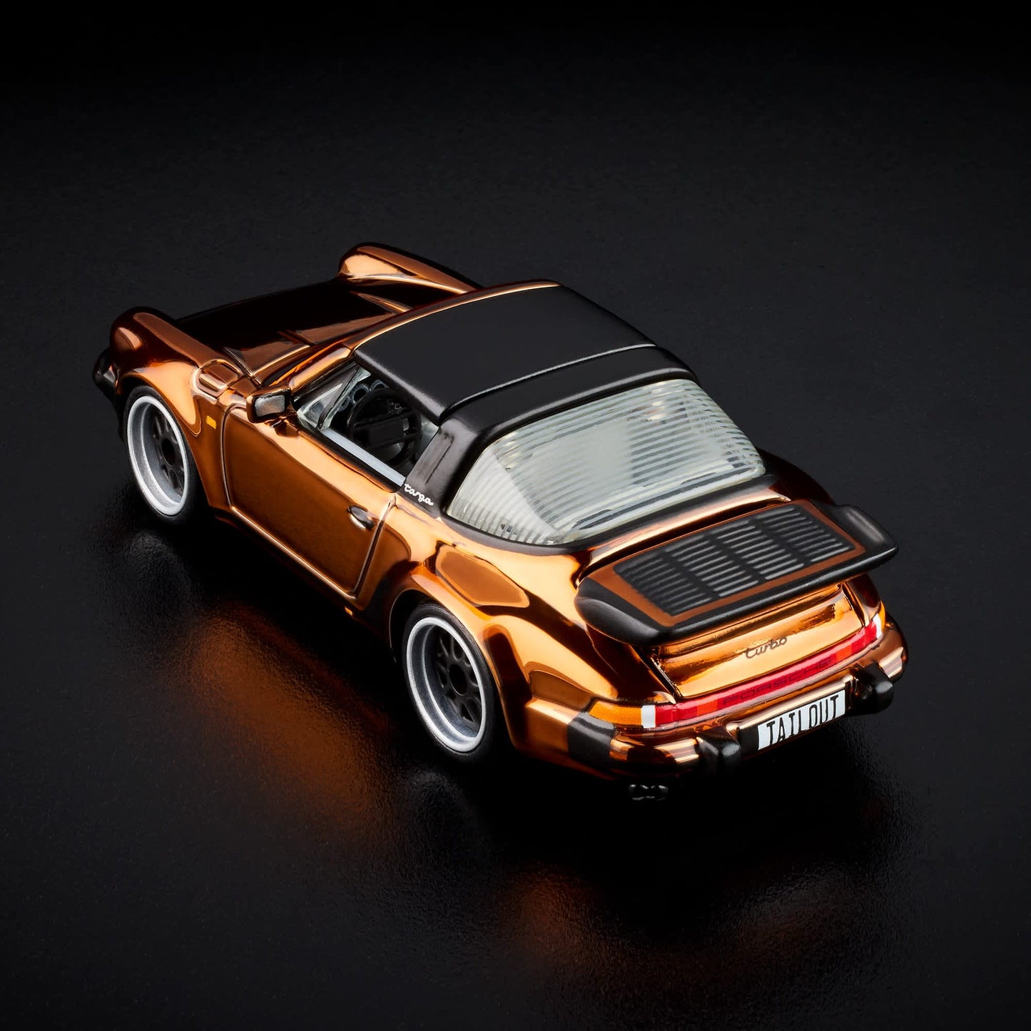 Hot Wheels Porsche 911 Turbo 3.3 Targa Red Line Club Exclusive With Acrylic Case