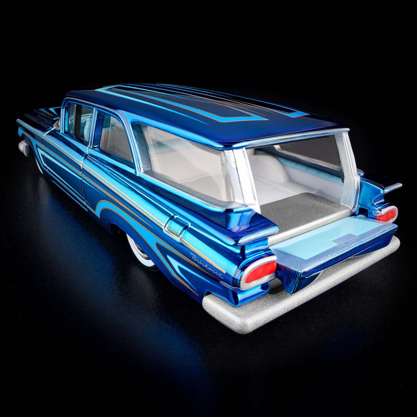 Hot Wheels 1959 Chevrolet Brookwood Red Line Club Exclusive With Acrylic Case