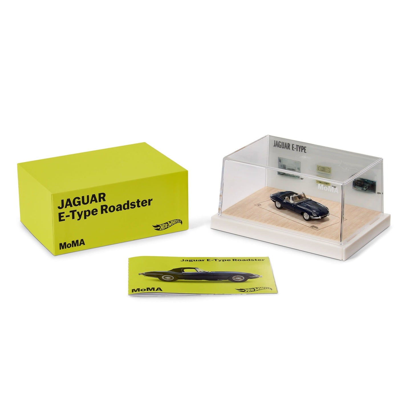 Hot Wheels X MoMa Jaguar E-Type Roadster With Acrylic Case