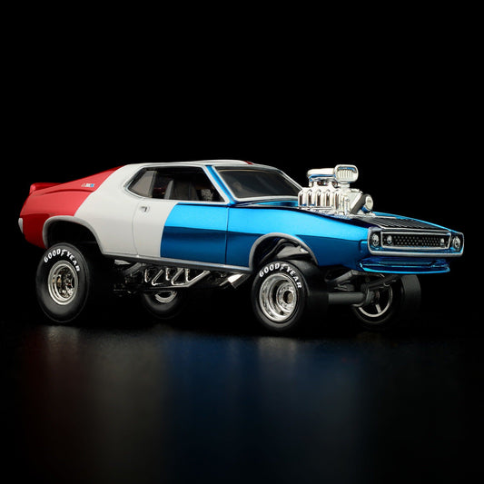 Hot Wheels '71 AMC Javelin AMX Red Line Club Exclusive Blister Pack With Card Protector