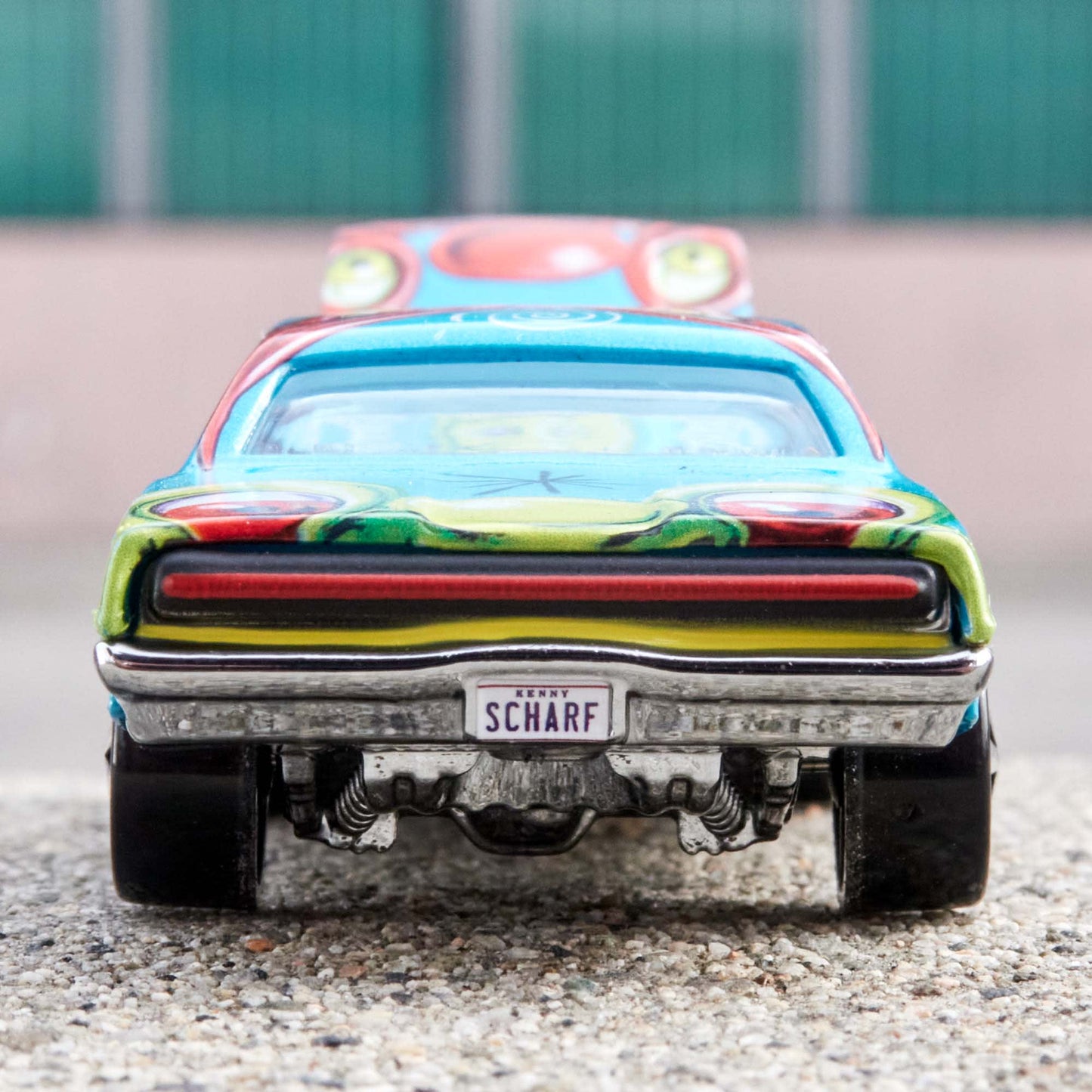 Hot Wheels X Kenny Scharf Custom T-Bird With Acrylic Case