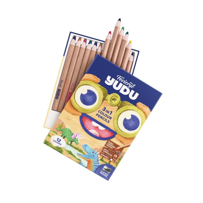 Fevicryl YUDU 3 In 1 Colour Pencils