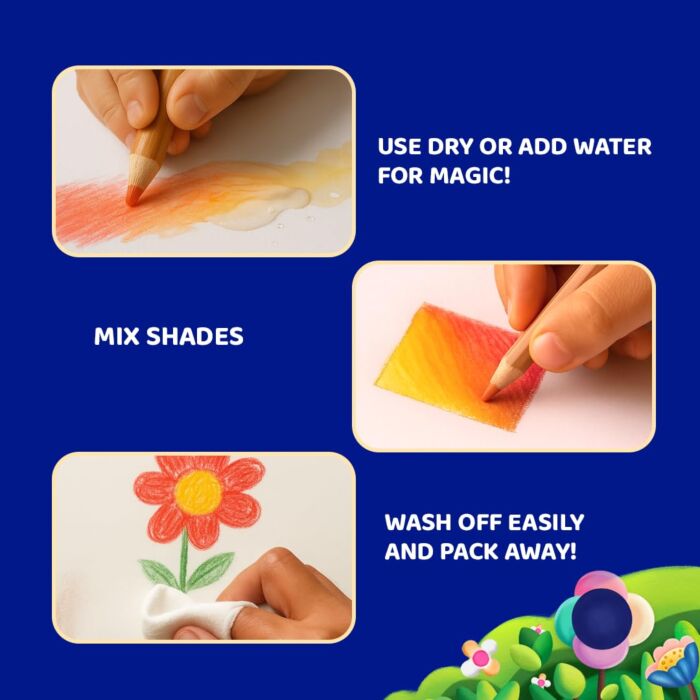 Fevicryl YUDU 3 In 1 Colour Pencils