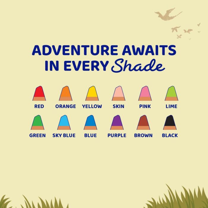 Fevicryl YUDU 3 In 1 Colour Pencils