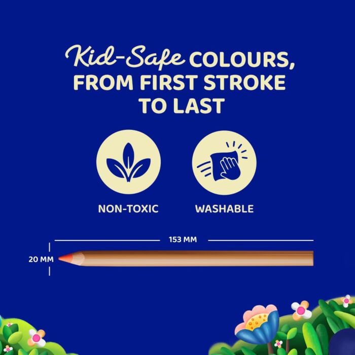 Fevicryl YUDU 3 In 1 Colour Pencils