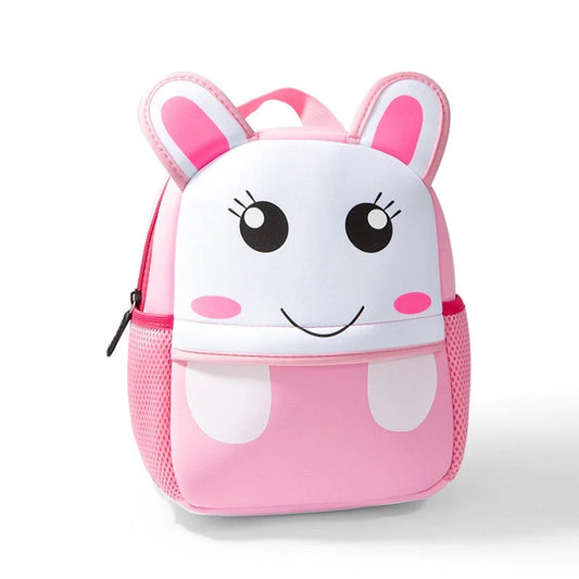 Flippi Pink Rabbit Neoprene Backpack for Toddlers & Kids (1-3 Years)