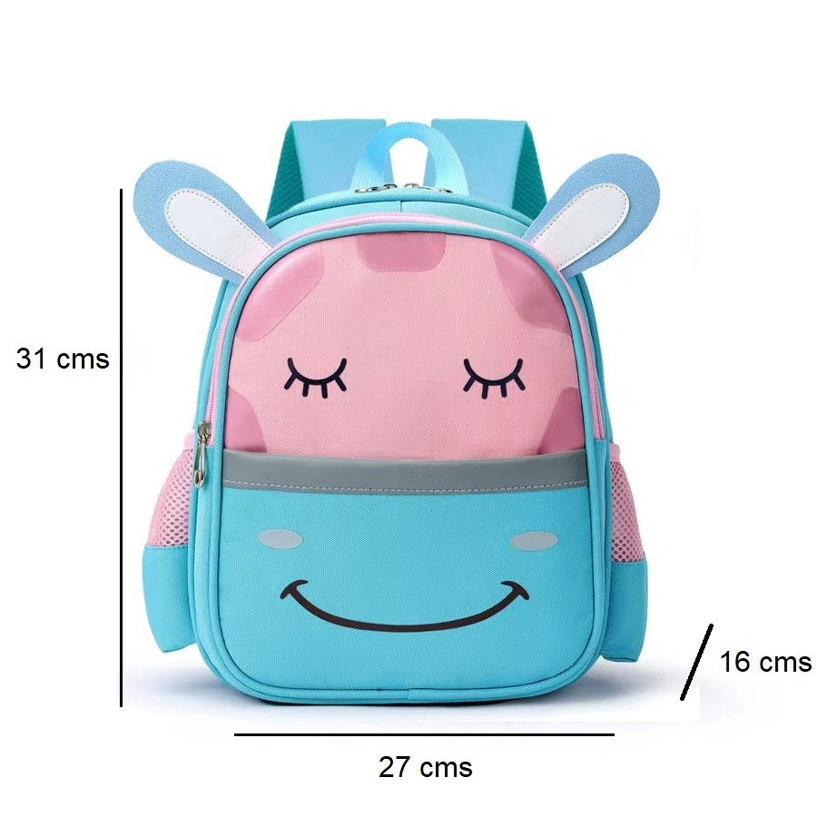 Flippi Smiley Waterproof Backpack for Toddlers & Kids, School Bags