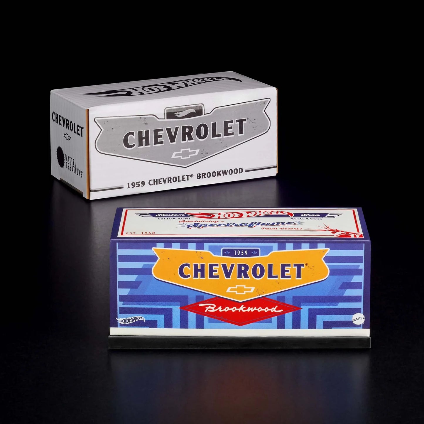 Hot Wheels 1959 Chevrolet Brookwood Red Line Club Exclusive With Acrylic Case