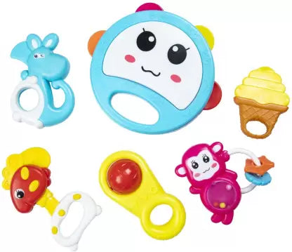 Ramson Cute Baby Rattle Set (6 Pieces)