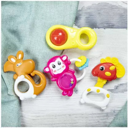 Ramson Cute Baby Rattle Set (4 Pieces)