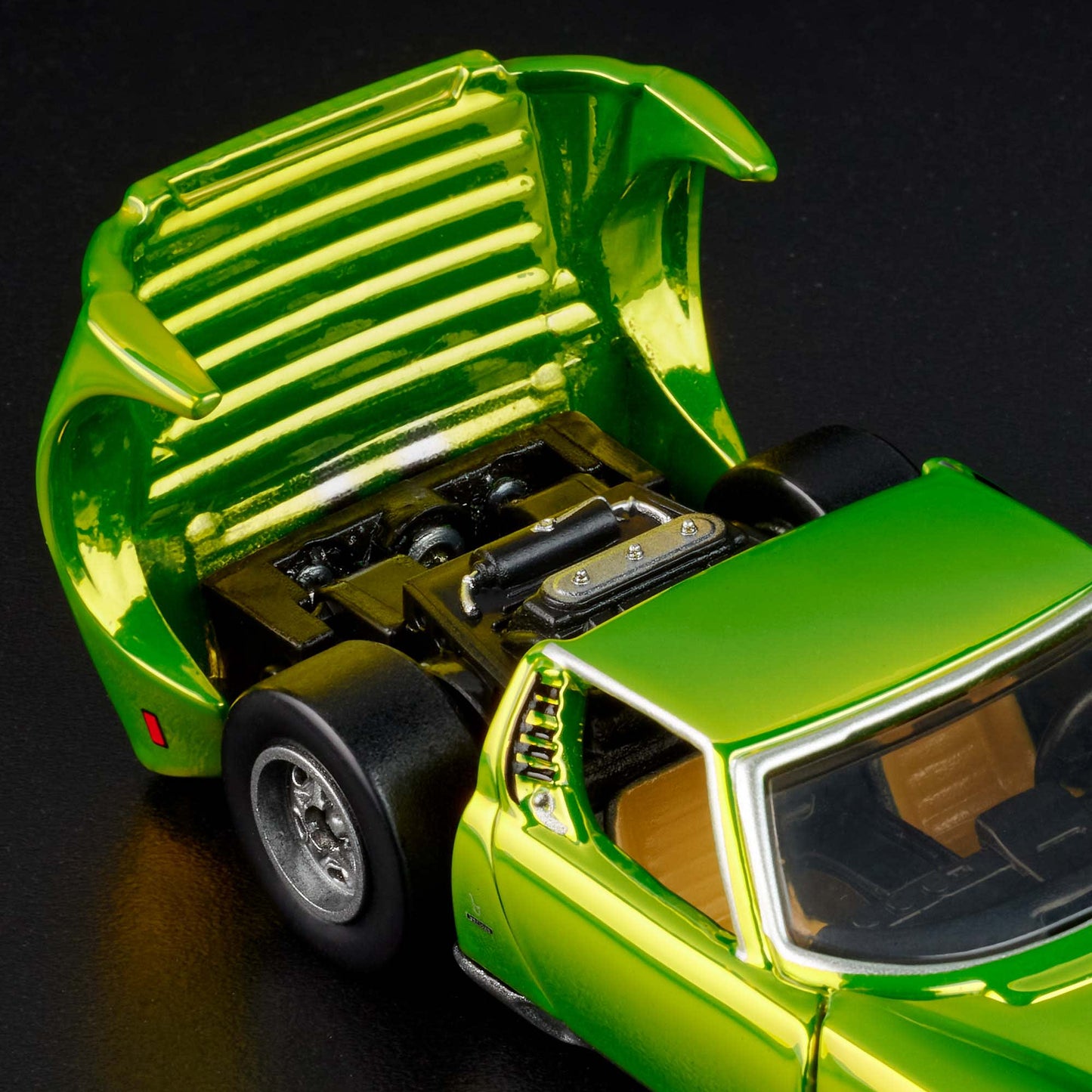 Hot Wheels '71 Lamborghini Miura P400 SV Red Line Club Exclusive With Acrylic Case