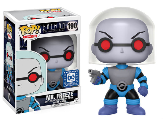 Funko Pop! Heroes : Batman The Animated Series - Mr.Freeze #190 With Soft Protector Case