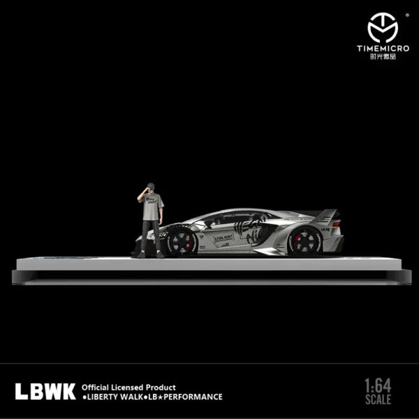 Time Micro Lamborghini Aventador GT EVO LBWK Limited Edition 526/999 With Acrylic Case [ Without Mini Figure ]