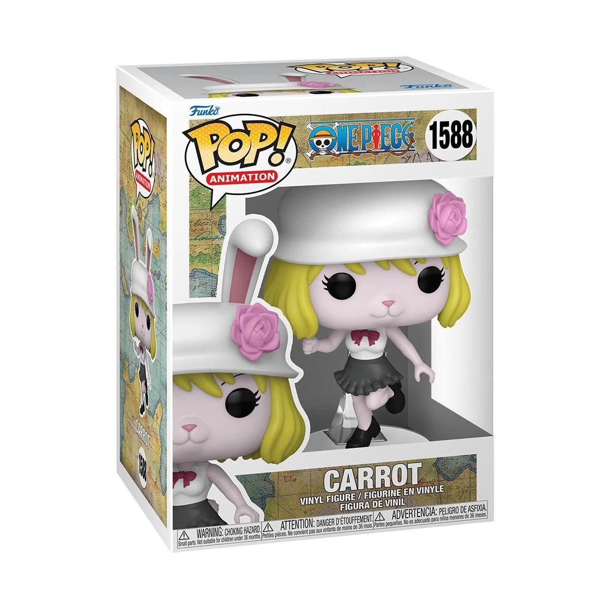 Funko Pop! Animation : One Piece - Carrot #1588 With Soft Protector Case