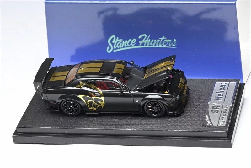 Stance Hunter 1/64 Dodge Challenger SRT Hellcat Limited Edition 1 Of 499 With Acrylic Case