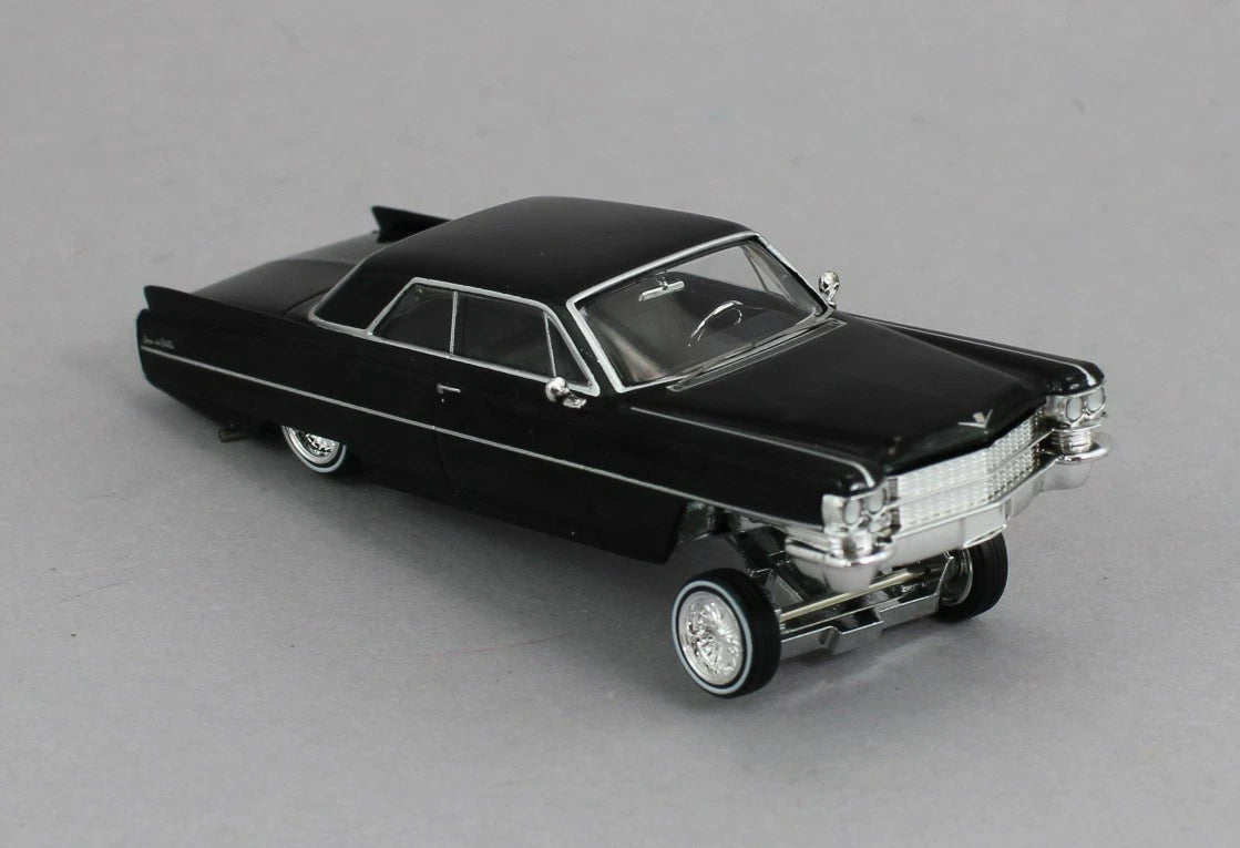 97M 1/64 1964 Cadillac Coupe DeVille Lowrider With Acrylic Case