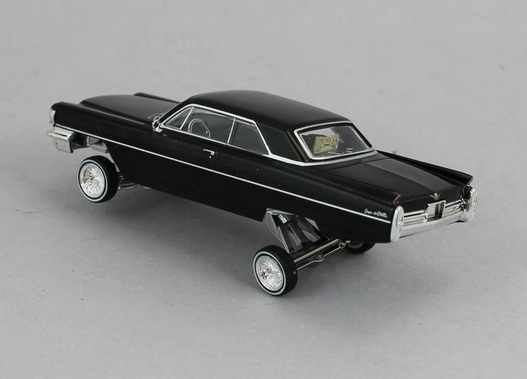 97M 1/64 1964 Cadillac Coupe DeVille Lowrider With Acrylic Case