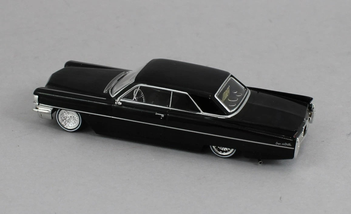 97M 1/64 1964 Cadillac Coupe DeVille Lowrider With Acrylic Case