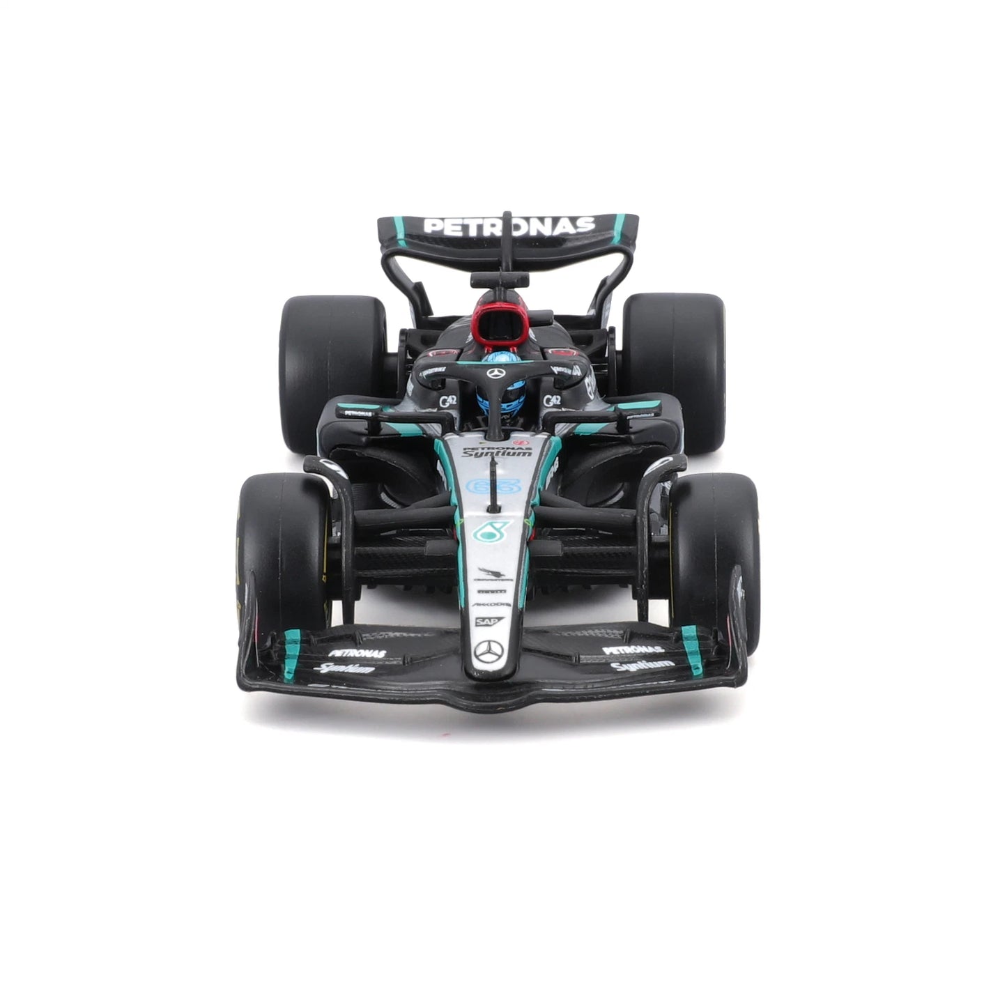 Bburago 1/43 Mercedes-AMG F1 W15 E Performance - George Russel With Acrylic Case